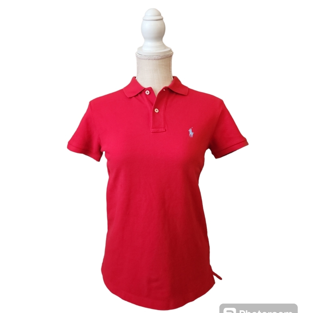Authentic Polo Ralph Lauren Red / Light Blue - Small